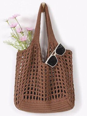 Beach Mesh Tote Bag